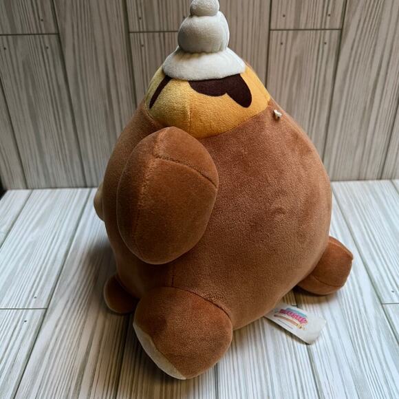 SMOOSHY MUSHY TAN BEAR BABSY SQUISHY PLUSH 8" Scented - Picture 4 of 5
